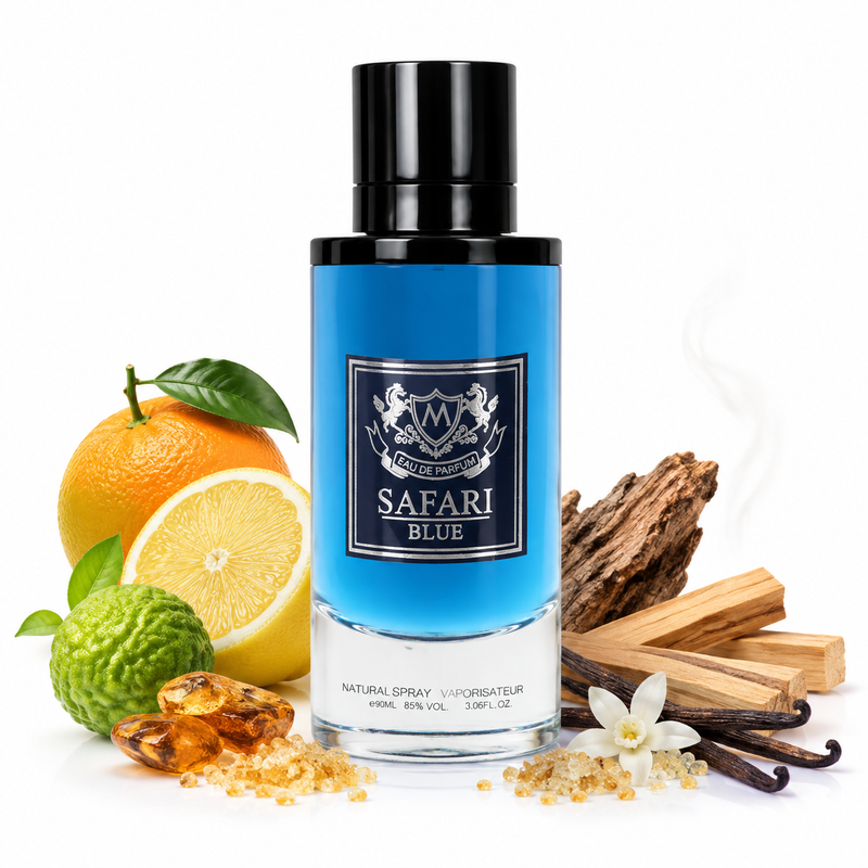 Safari Blue by Mahabub, Oud khaleeji 100ml