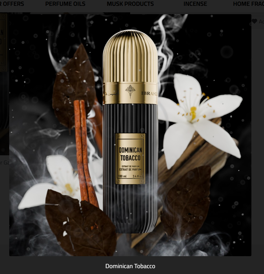 Ibraheem Al Qurashi Dominican Tobacco 100ml Extrait