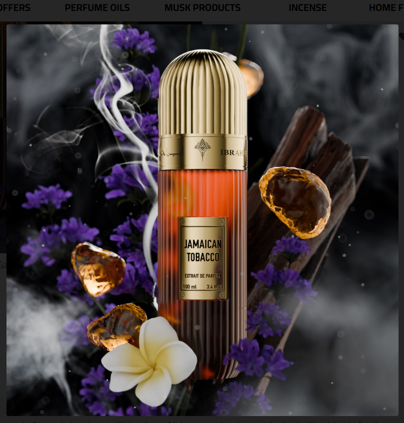 Ibraheem Al Qurashi Jamaican Tobacco 100ml Extrait
