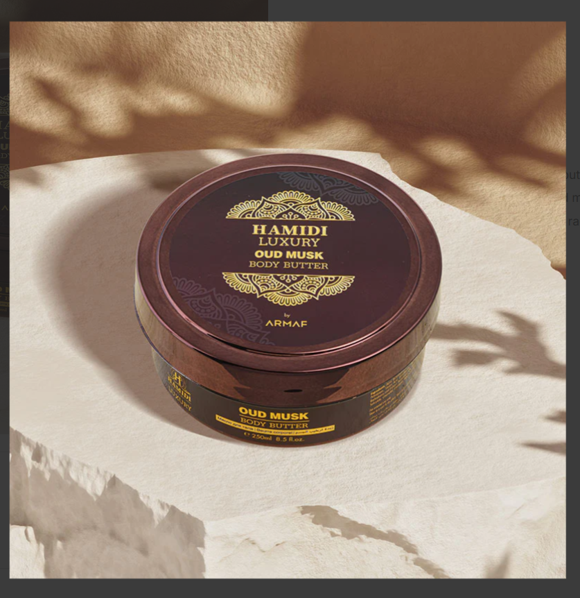 Hamidi Armaf luxury oud musk body butter 250ml