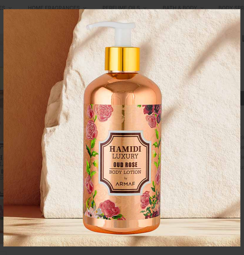 Armaf Hamidi oud rose body lotion 500ml